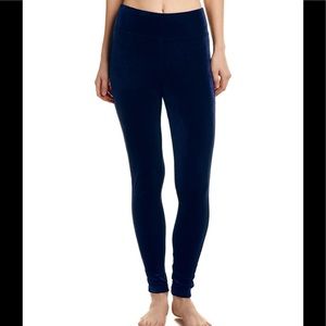 Sam Edelman navy blue velvet leggings